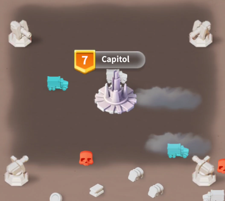 Capitol and cannons