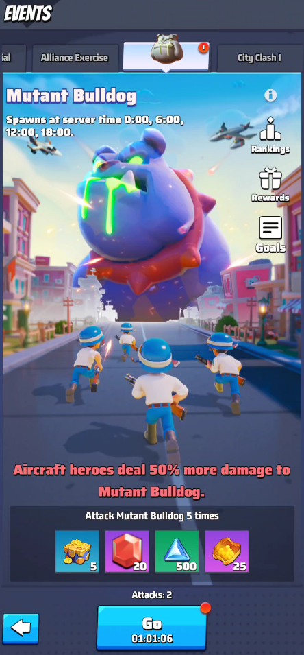 Mutant Bulldog event