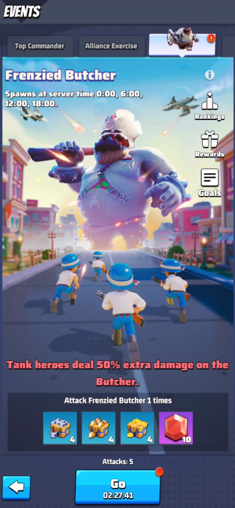 Frenzied Butcher Event