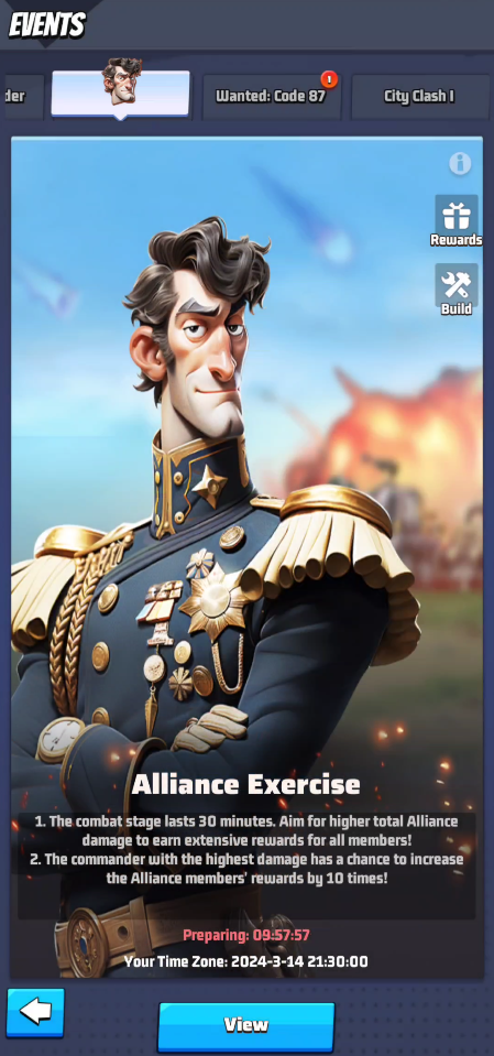 Alliance Exercise Event