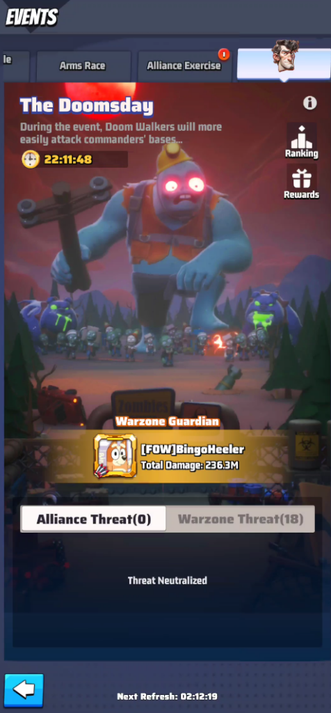 Doomsday - Alliance Threat