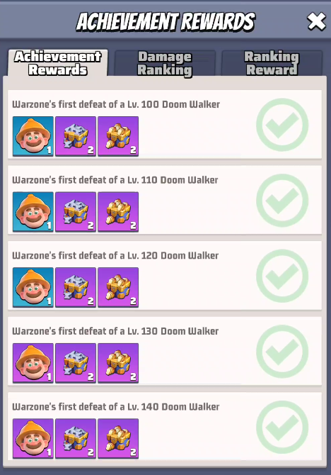 Achievement Rewards 1