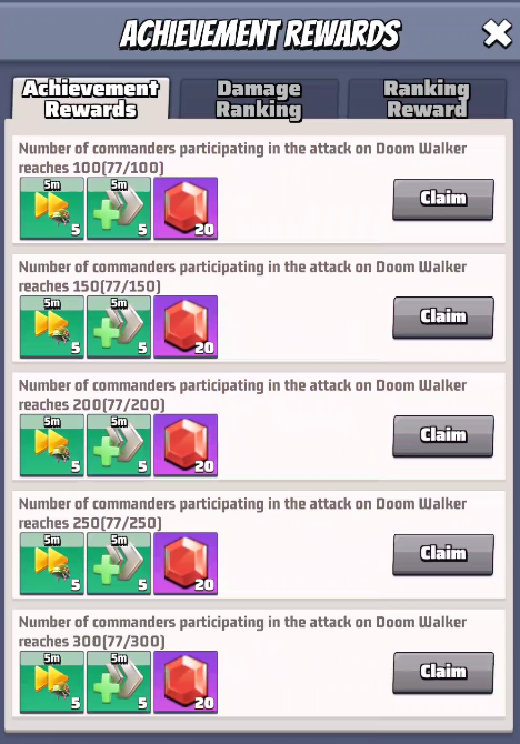 Achievement Rewards 5