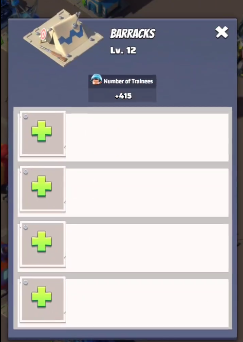 Barracks without survivors