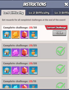General’s Trial – Challenge the General to win rewards full of diamonds ...