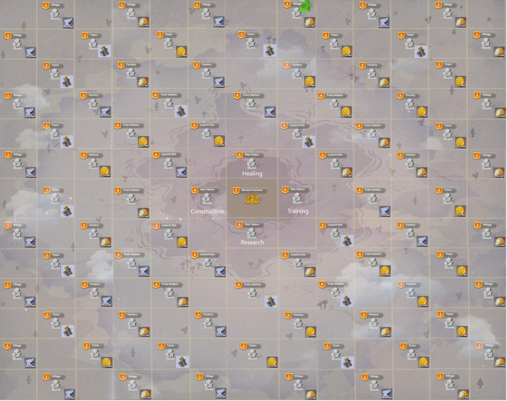 Season 2 map with resource buffs