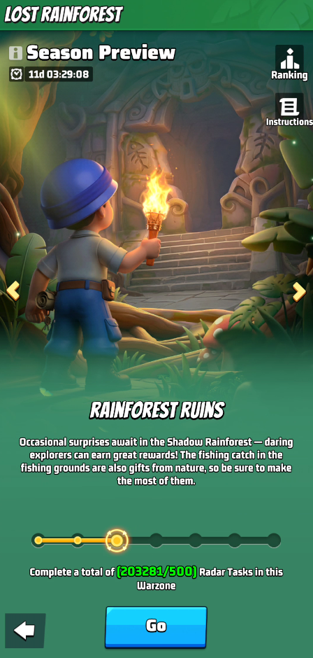 Season 6 Lost Rainforest -   Day 3 - Rainforest Ruins