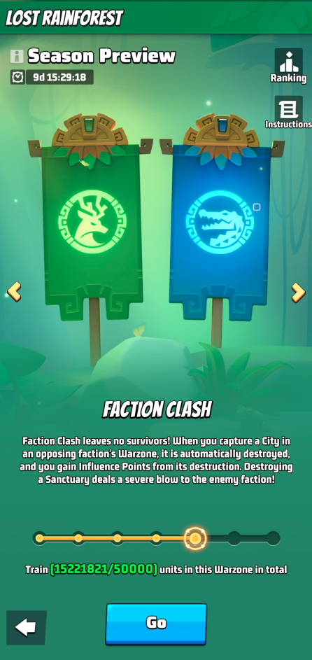 Season 6 Lost Rainforest -   Day 5 - Faction Clash