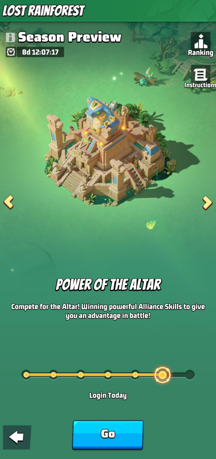 Season 6 Lost Rainforest -   Day 6 - Power of Altar