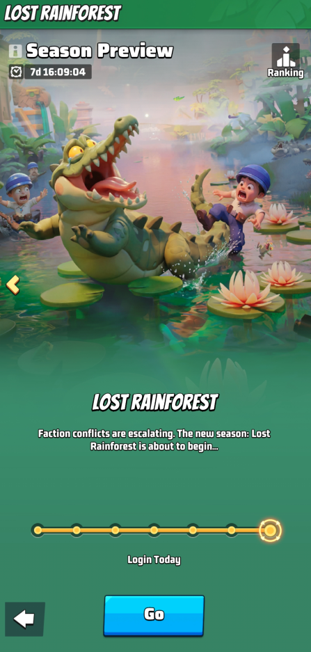 Season 6 Lost Rainforest -   Day 7 Pre-season