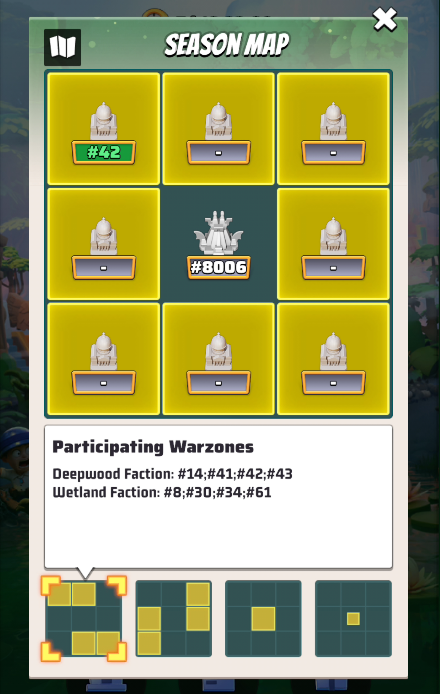 Season 6 Grouping Season map 1