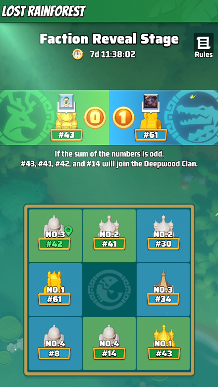 Season 6 Faction Reveal Stage
