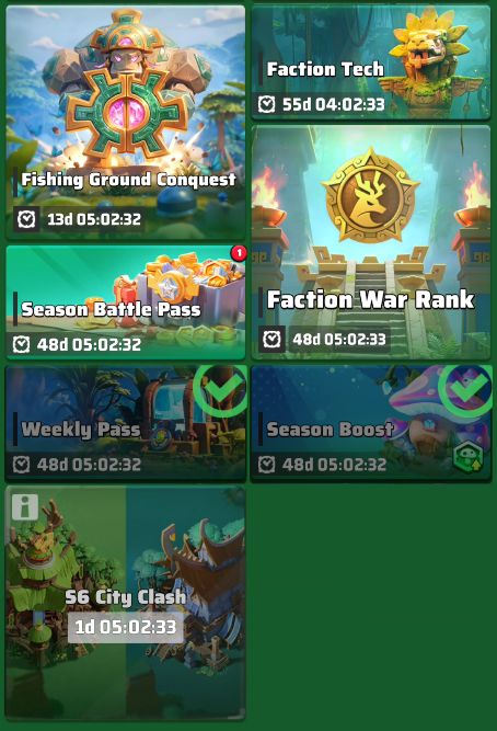 Season 6 Week 1 mission tiles part 2