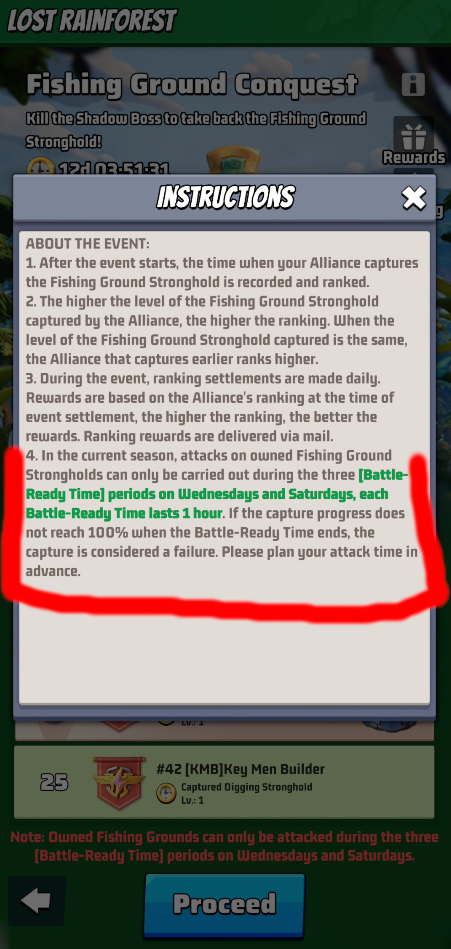 Fishing Ground Conquest rules