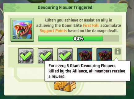 Devouring Flower Triggered