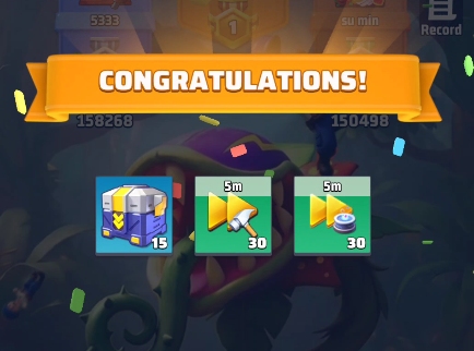 Devouring Flower Triggered rewards