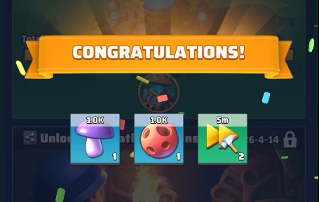 Fungus Secret mission rewards