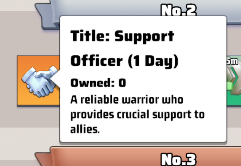 Rainforest's Wrath Ranking rewards - support officer