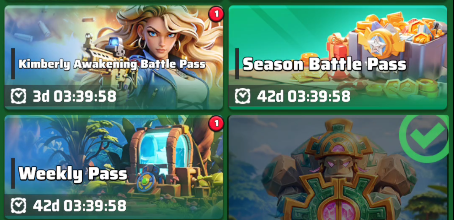Season 6 Week 1 mission tiles Kimberly's Awakening