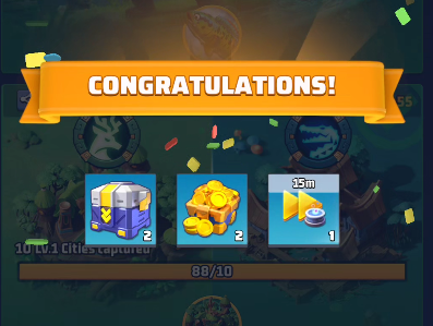 Lv.1 City Ready mission rewards