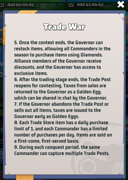 Trade war rules 2