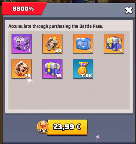 Kimberly's Awakening battle pass rewards