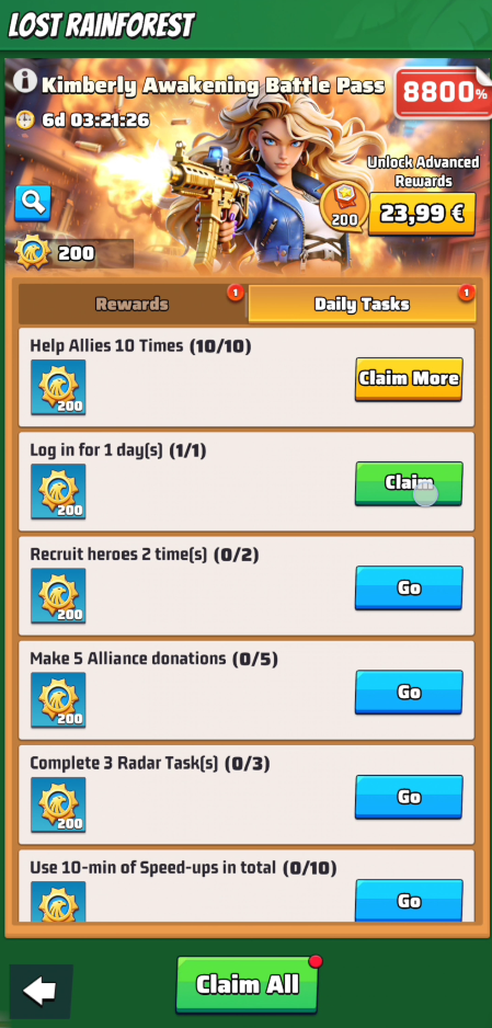 Kimberly's Awakening event page 2