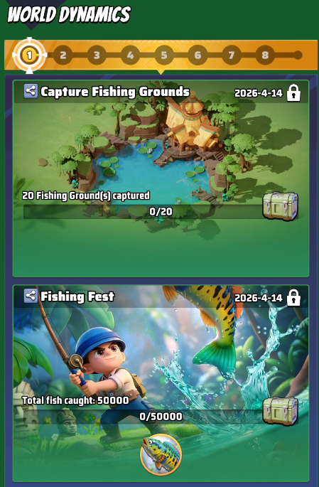 Season 6 Week 1 Capture Fishing Grounds and Fishing Fest