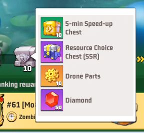 Purge Action zombie kill rewards for level 10