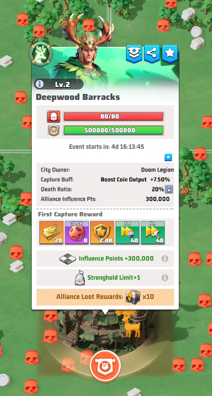 Season 6 Lv.2 City First Capture Rewards