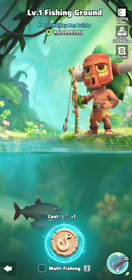 Fishing ground for multi fishing